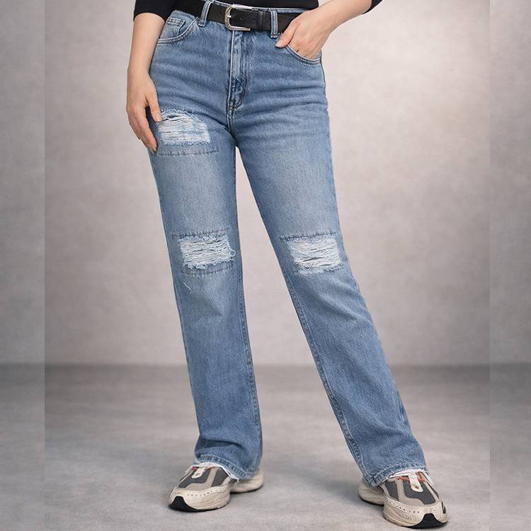 شلوار بگ استایل جین 