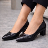 کفش پوست ماری مشکی 2