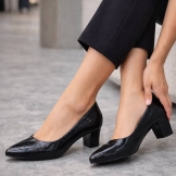 کفش پوست ماری مشکی 1