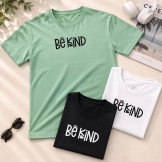 تیشرت زنانه (Be Kind) سبز ملایم