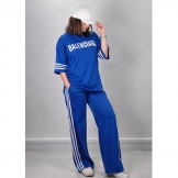  ست تیشرت و شلوار (BALENCIAGA) آبی