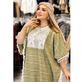 کفتان کوک دوزی سنتی سبز ملایم