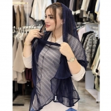 شال زنانه دیپلمات سرمه‌ای