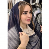  شال زنانه دیپلمات سرمه‌ای