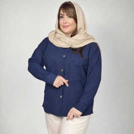 مانتو کریشه دو جیب 