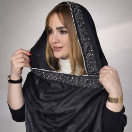 شال لبه مروارید