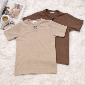 تیشرت فانریپ یقه ضربدری 