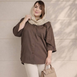 شومیز لینن زارا