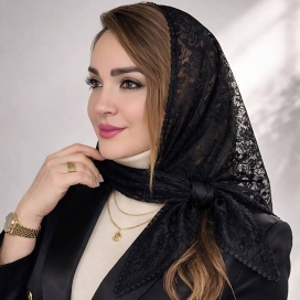 مینی اسکارف سه گوش گیپور