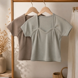 تیشرت قاپک دار 4600086