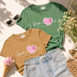 تیشرت طرح (Love) 31000113/2