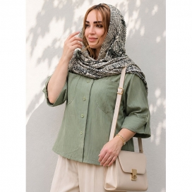 شومیز کراش دو جیب 24900734