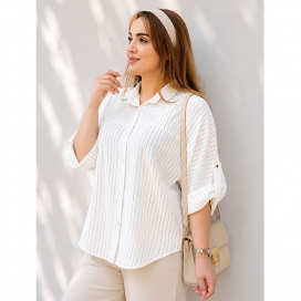 شومیز زنانه راه راه دلارا 24900761/1