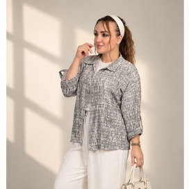 شومیز نگینی جلودکمه هایلی 36600576