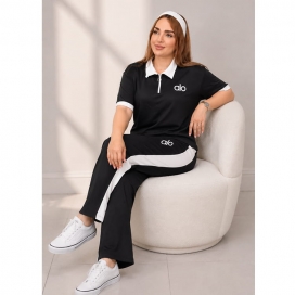 ست تیشرت و شلوار مشکی (alo)  268001092