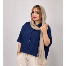 شومیز زنانه باکسی کوک دوزی 3750036 