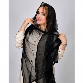 شال توری مشکی 34700385