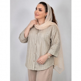 شومیز نگینی یقه دلبری 4680017