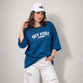 تیشرت باکسی زنانه(CITY CYCLE) 31000117/6