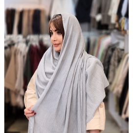 شال پلیسه نخی نسکافه ای
